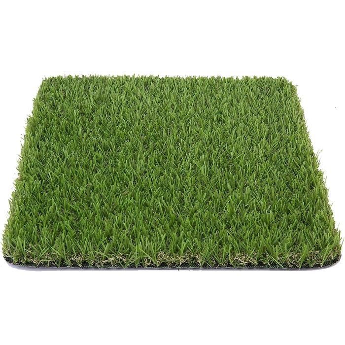 Gazon Artificiel Petgrow 35mm - 1x3m - Realiste Avec Drainage - Pour Jardin Et Animaux