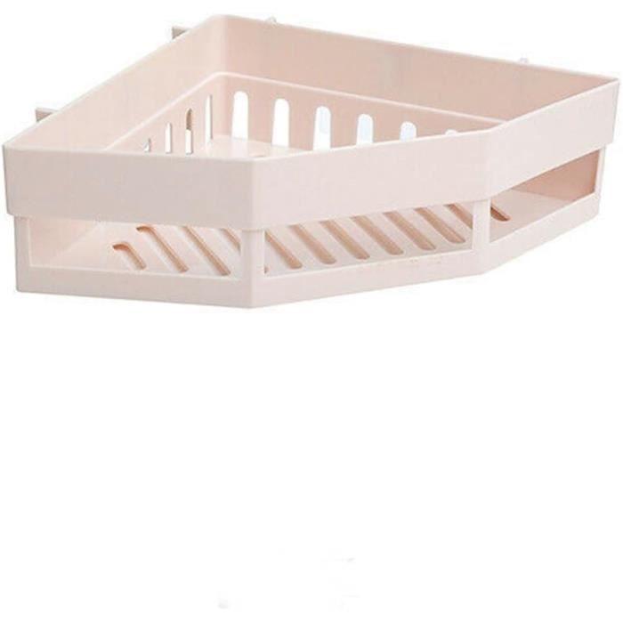 Panier De Rangement Salle De Bain JOINPAYA | Suspendu Avec Trous Drainage | Plastique Gris