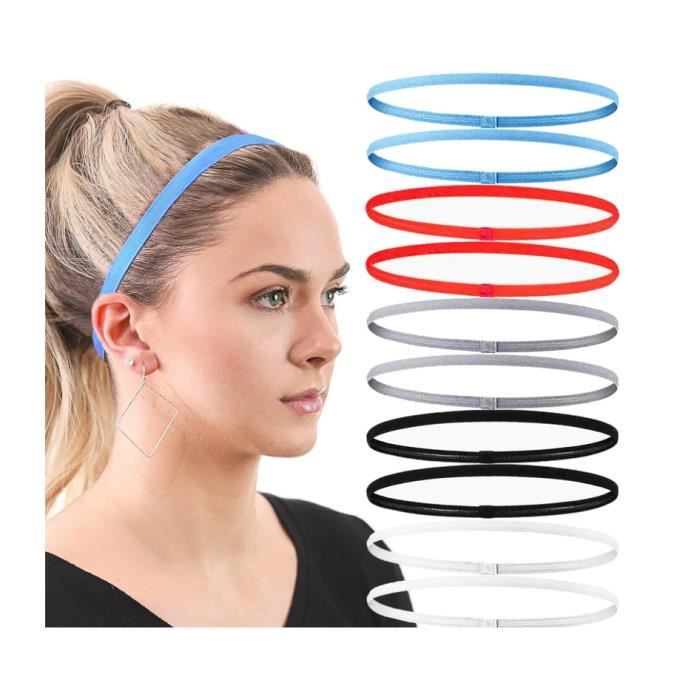 Bandeau Cheveux Garcon MapofBeauty Lot De 8 Bandeaux élastiques Antidérapants Et Bandeau Garcon Cheveux Enfant