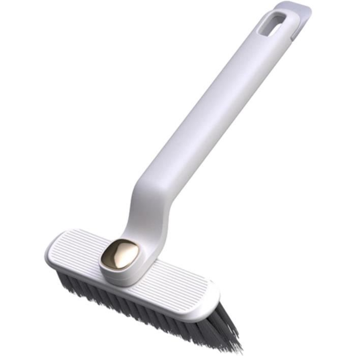 Brosse à Récurer Sol Robuste – Poignée Acier, Bloc Polypropylène – Neuf, Multi-surfaces