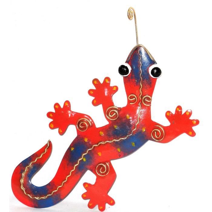 Gecko Lézard Salamandre Margouillat Décoration Murale En Bois