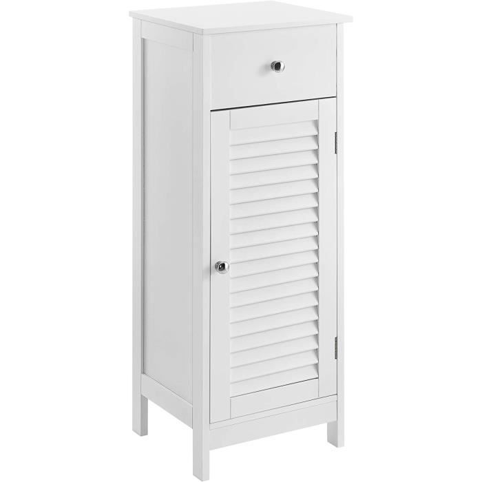 Bealife AP26 Armoire de salle de bain - avec 4 tiroirs et 1 porte - 60 x 30 x 85 cm