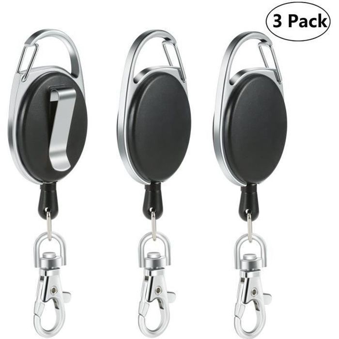 PSOWQ Porte-clés En Acier Inoxydable Avec Cordon En Fil De Fer Inoxydable D' épaisseur, Porte-clés, Porte-Bagages Multifonction Avec Fermeture à Visser En Argent(Acier Inoxydable 304,10PCS,15CM