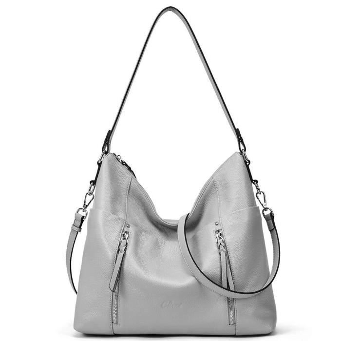 CLUCI Cuir V ritable Sacs Main Femme Souple Designer Hobo Sac
