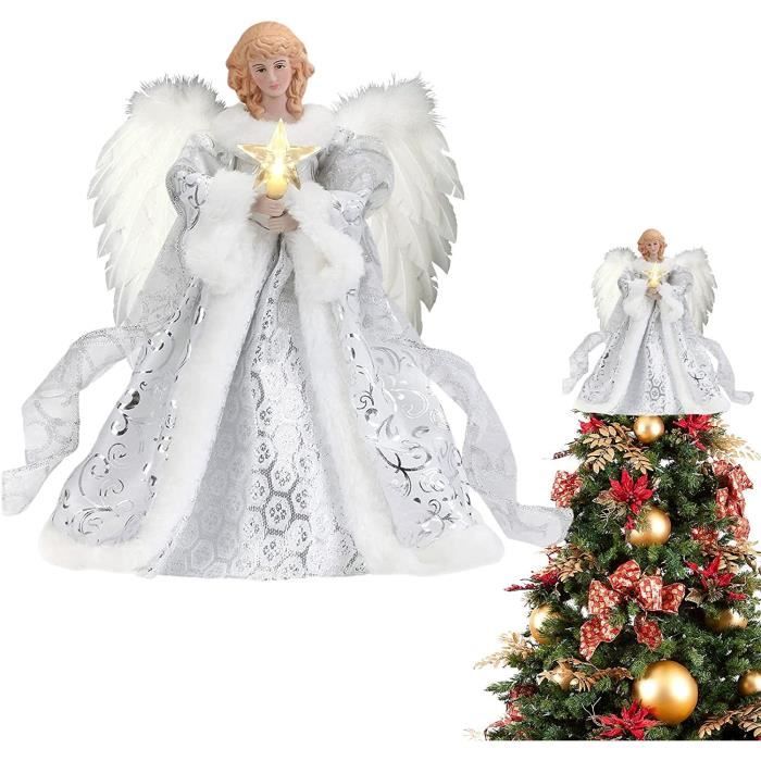 Ange/fée Vintage Pour Sapin De Noël Années 50 - En Plumes Et Résine, Occasion