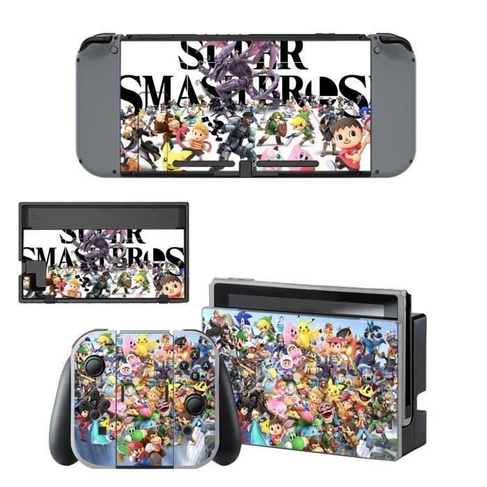 Stickers Borne D'arcade Super Smash Bros - Autocollant PM88 Pour Bartop - Fabriqué France