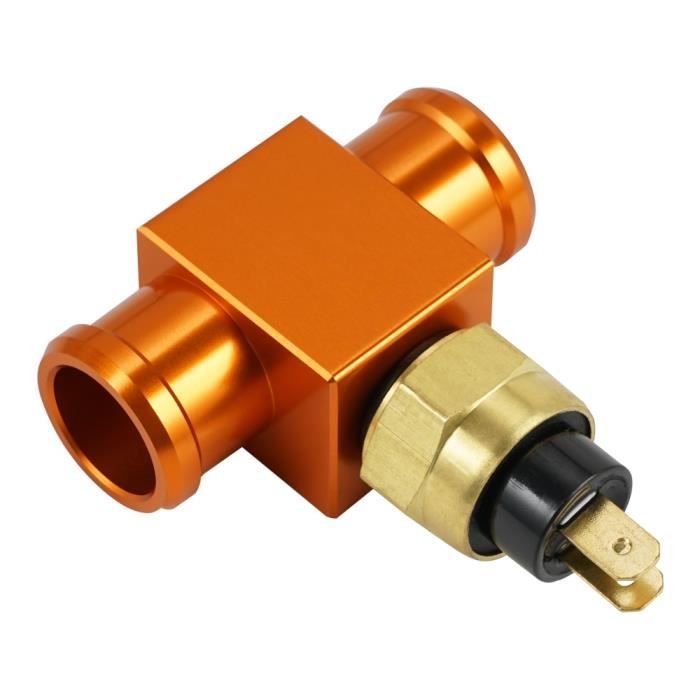 Pièces Auto,Thermostat de ventilateur de radiateur de commutateur de température de moto de 22mm pour KTM 125-530 EXC - Type Orange