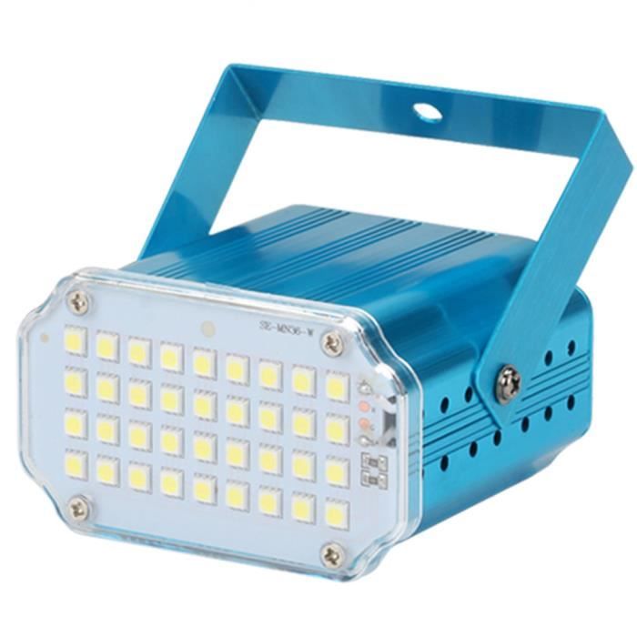 Lampes de scène,Lumière stroboscopique LED,contrôle du son,vitesse réglable,effet d'éclairage de