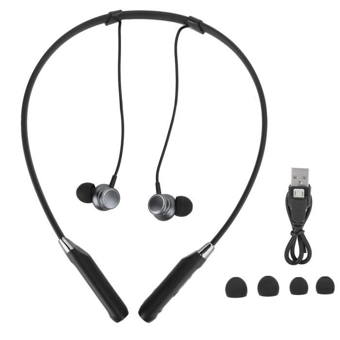 Écouteur Bluetooth tour de cou, casque Bluetooth ergonomique étanche sans  fil et filaire, pour la course à pied d'alpinisme et de - Cdiscount TV Son  Photo