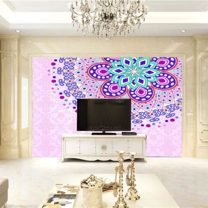 Papier Peint 3D Graffiti Q6633 - Autocollant Mural Photo, Motif Glacé, Neuf