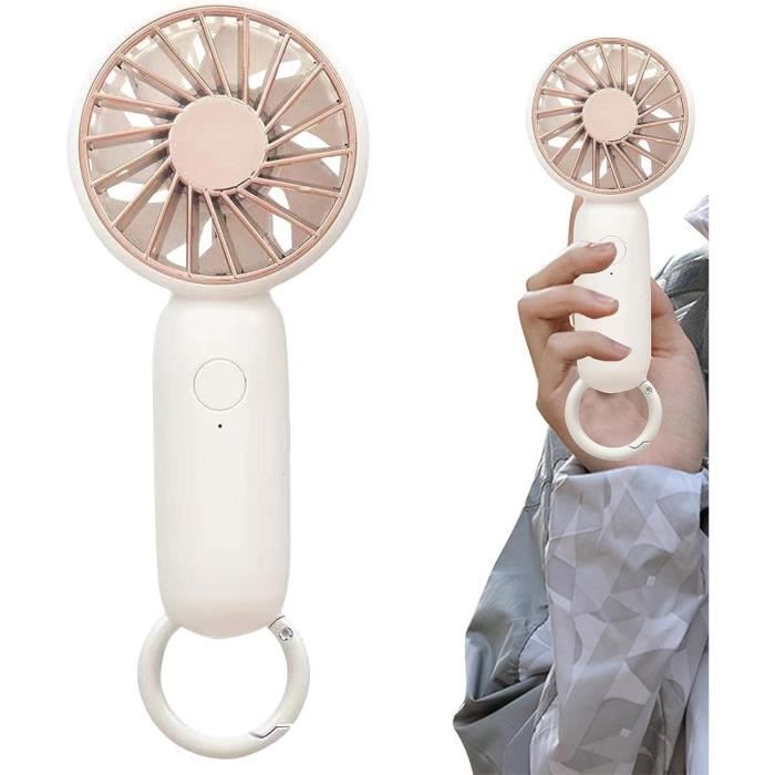 Ventilateur Portable Rechargeable USB - Puissant Et Silencieux - Pour Maison, Voyage, Cuisine - Homme/femme