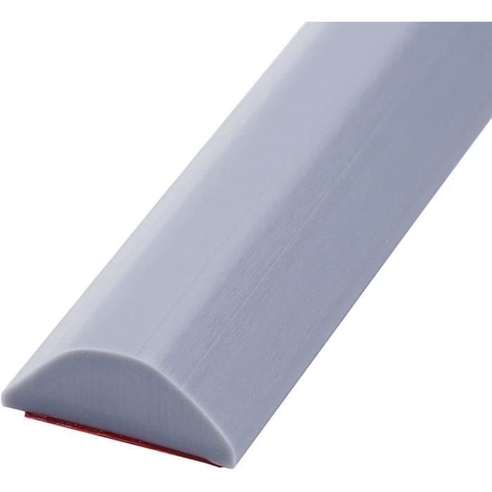 Seuil De Douche Autocollant 1m - Barre Anti-Éclaboussures En Silicone Flexible, Barrière D'Eau Pour Salle De Bain Et Cuisine (Blanc)