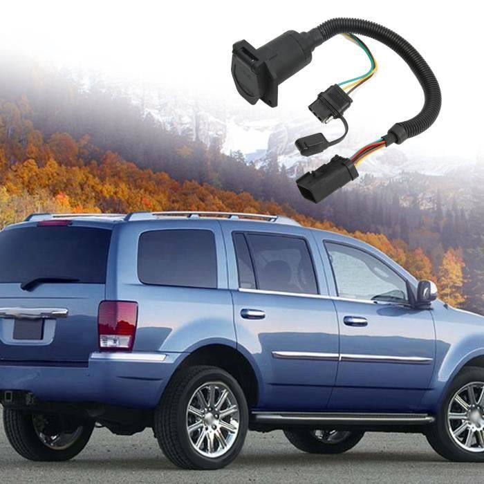 Kit Câblage Remorque 4 Broches Pour Jeep Wrangler JK 2007-2018 - Convertisseur Feux Arrière