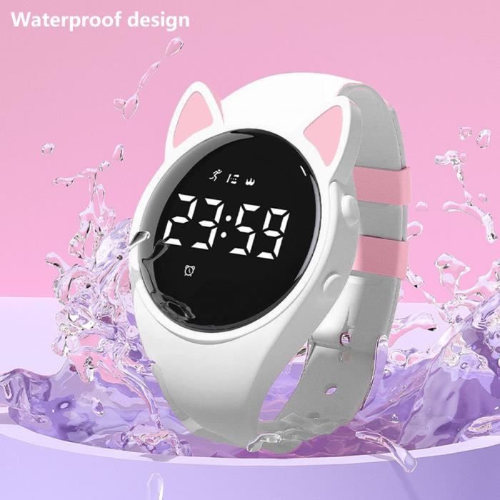 Montre Digitale FEMBW Sport - Rétroéclairage 7 Couleurs - Étanche 30m - Chronomètre Et Alarme - Pour Tous