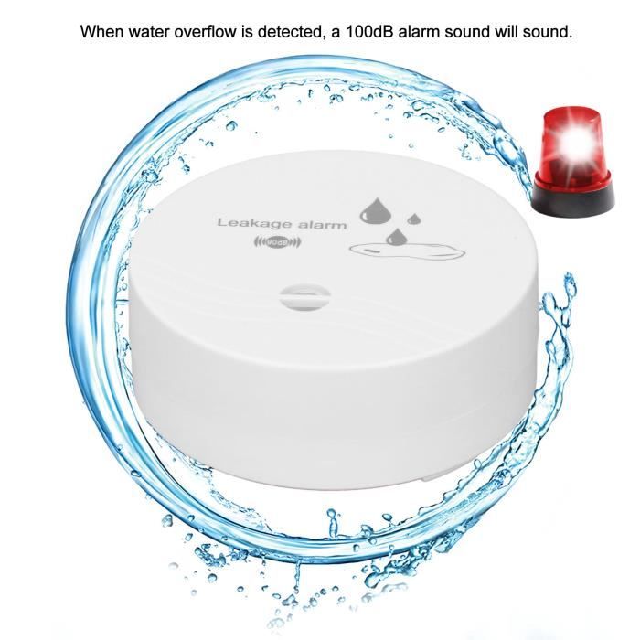 Détecteur De Fuite D'eau à Piles, Alarme 90dB, Neuf