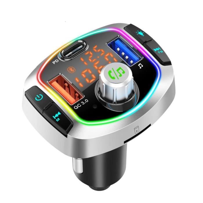 Transmetteur FM de lecteur MP3 Bluetooth de voiture avec bouton
