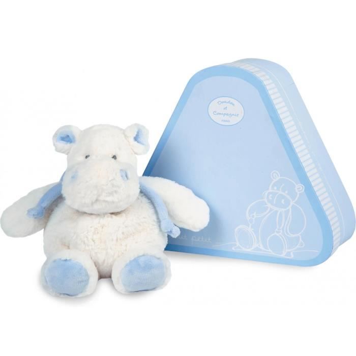 Peluche hippopotame clearance bleu