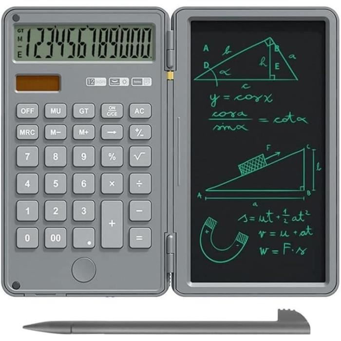 Calculatrice Avec Bloc-Notes 12 Chiffres Calculatrices Portables Avec ...