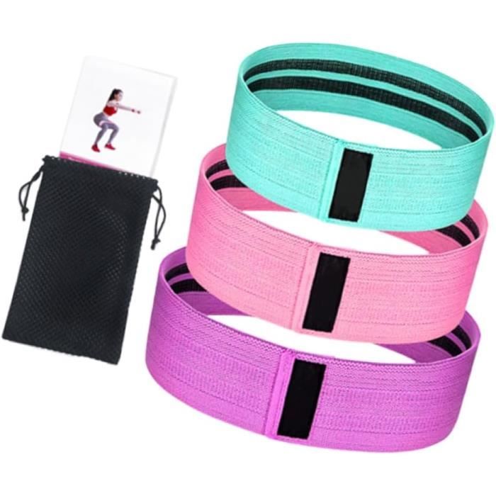 Bande Élastique De Remise En Forme Pour Courroie De Yoga Pilates Bande De Yoga 8 Sections Pour Le Réchauffement Du Corps(Rose Rouge