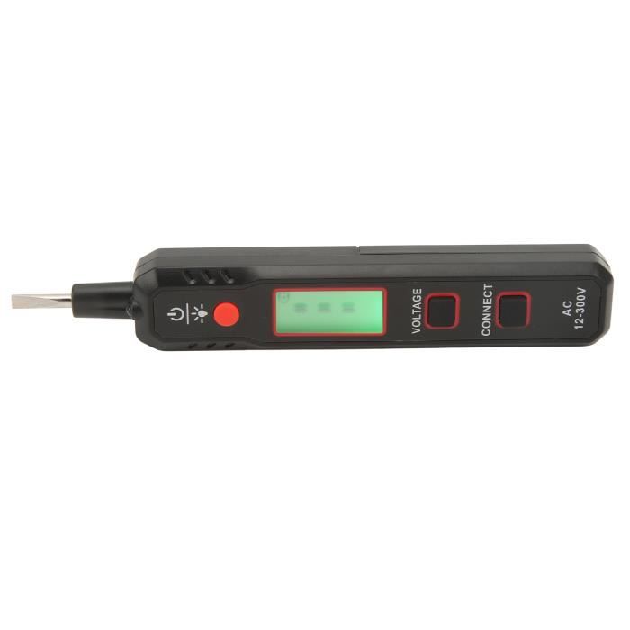 Srliya T-02A Testeur De Tension Non Contact Avec Pointe Infrarouge - Détecteur Tension Électrique ABS