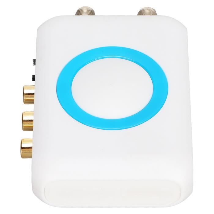 Modulateur HD HDM66, Sortie de Format NTSC Multifonction Modulateur RF pour Remplacement de Téléviseur à Domicile