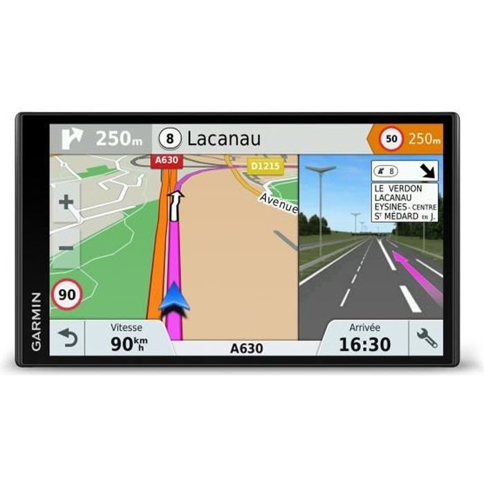 Navigateur GPS GARMIN DriveSmart™ 55 LMT-S (EU) - Bluetooth, Wi-Fi, Europe, grand écran