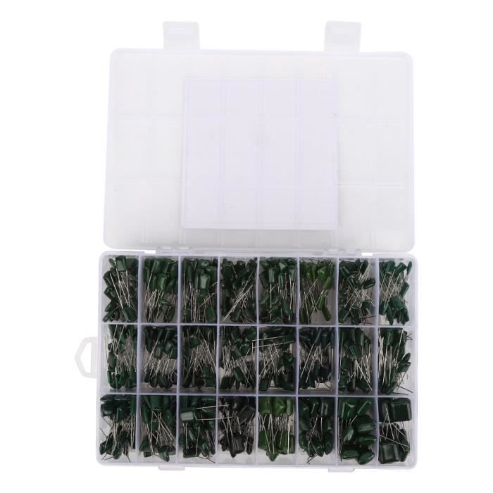 Wei Kit WEI Kit d'assortiment de condensateurs 700 pièces 24 types de ...