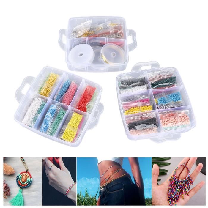 Kit Créatif Perles En Bois 550 Pièces - Coffret Fabrication Bijoux Filles - Perles Colorées & Motifs Fun Pour Bracelets, Colliers & Déco