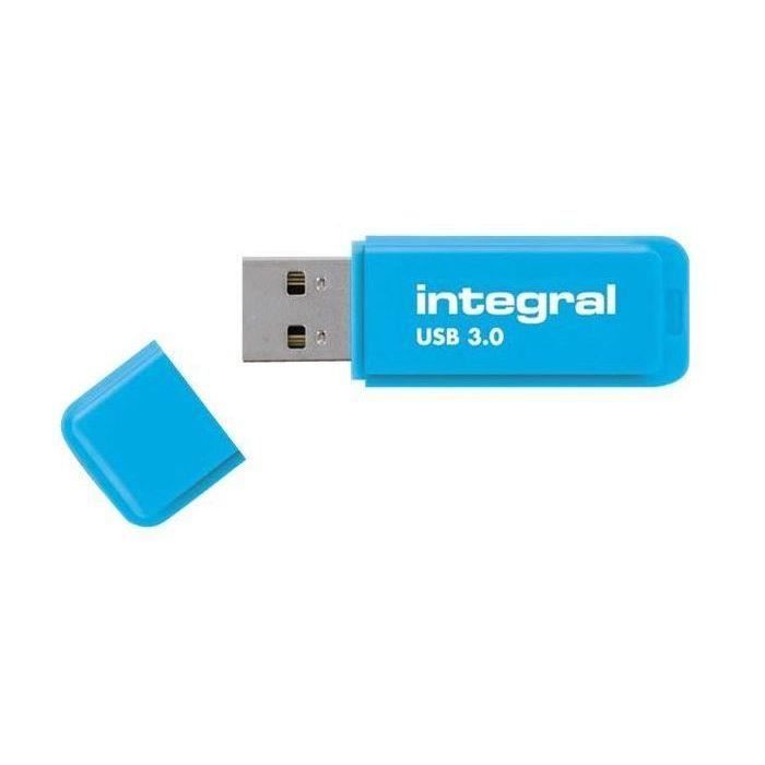 INTEGRAL Clé 64 Go USB 3.0 Neon - Bleu