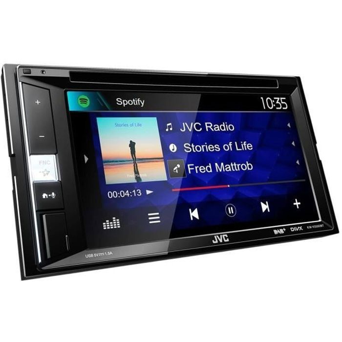 JVC Autoradio 2 DIN Multimédia KWV255DBT Cdiscount TV Son Photo