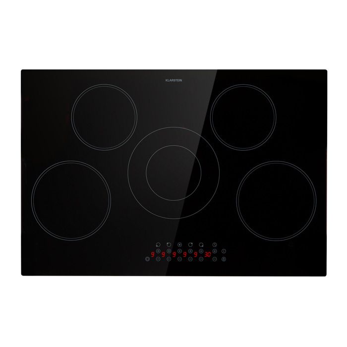 Klarstein Virtuosa 5 table de cuisson encastrable 5 zones 8200 W vitrocéramique
