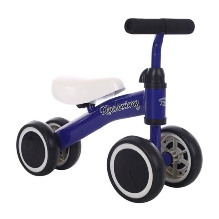 Draisienne 4 Roues Pour Enfant 1 à 3 Ans - Réglable En Hauteur - Alliage Aluminium Et PP - Couleurs Vives