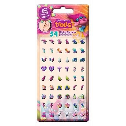 TROLLS Boucles d'oreilles autocollantes Cdiscount Jeux Jouets