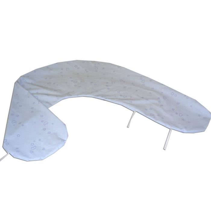 Housse De Coussin D'Allaitement Baby's Only - Taille 160x45 Cm, Lin Chaud, Lavable - 6