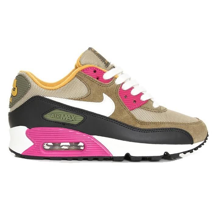 femme/homme nike air max 90 marron/gris/rose femme/homme nike air max 90 marron/gris/rose
