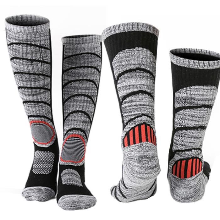 4 Paire Homme Thermal Ski Chaussettes Top Qualité Longue Taille UK 6-11 Eur 39-45
