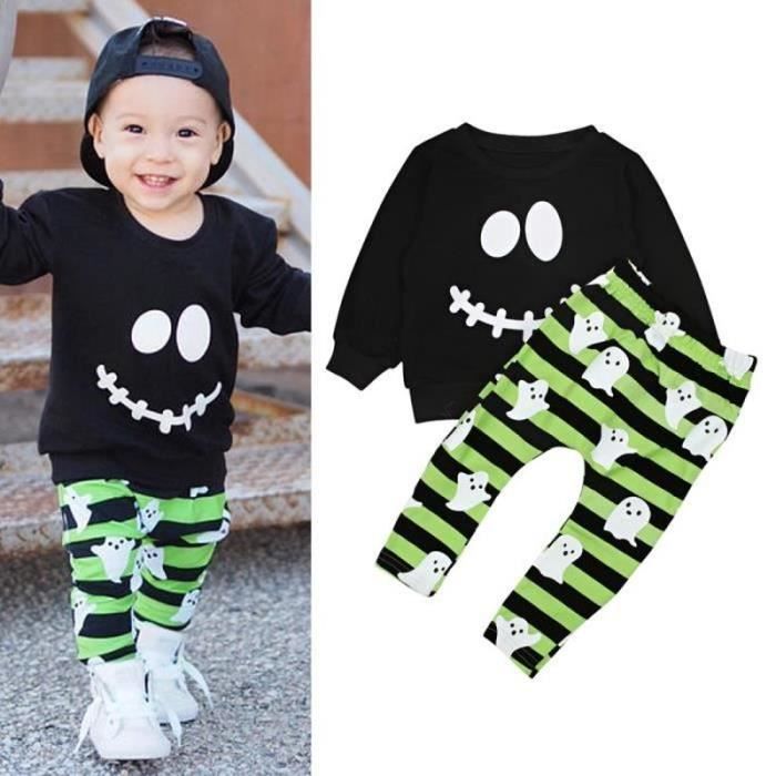 Ensemble Bébé Garçon 6 Mois Noir - Sweat Et Pantalon Coton - Neuf Sans étiquettes (2 Pièces)