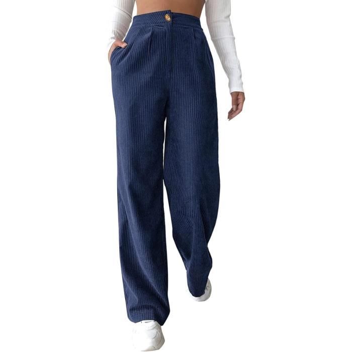 Pantalon velours grande taille femme 2025