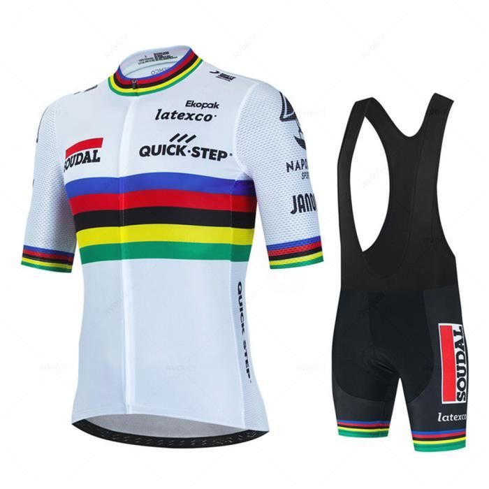 Maillot Soudal Quick-Step 2024 Competizione 3 manche courte