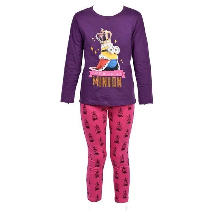 Pyjama minion fille sales