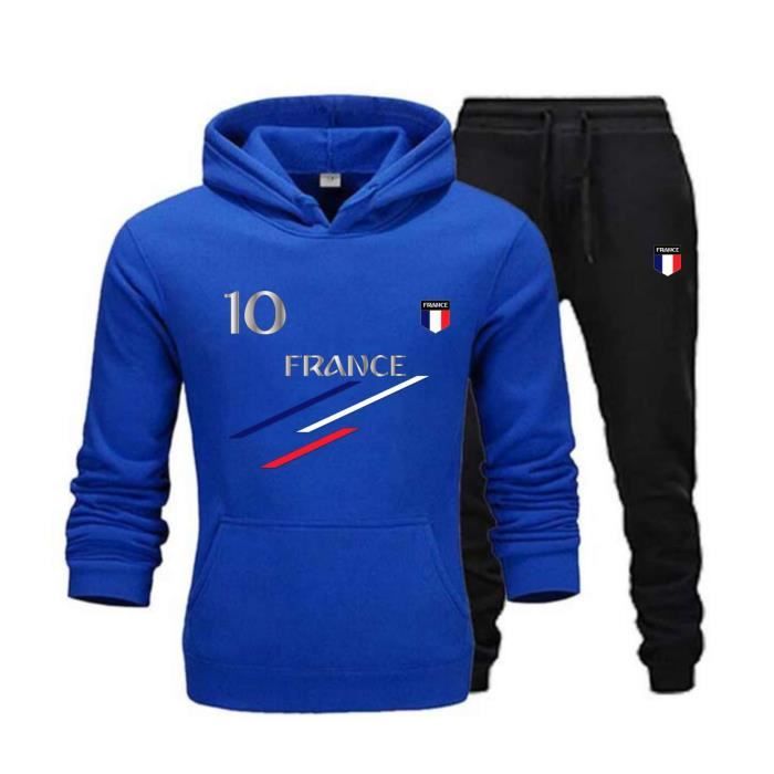 Jogging France enfant bleu royal