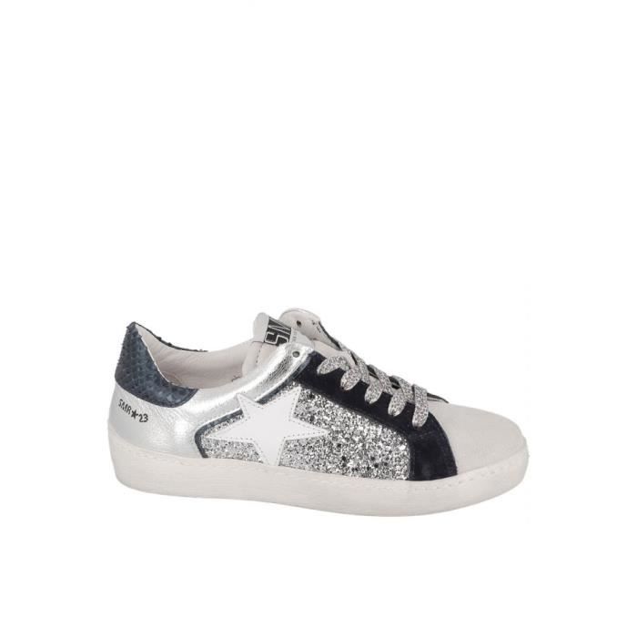 Basket étoile Et Glitter Carla /argent Gris - Cdiscount Chaussures