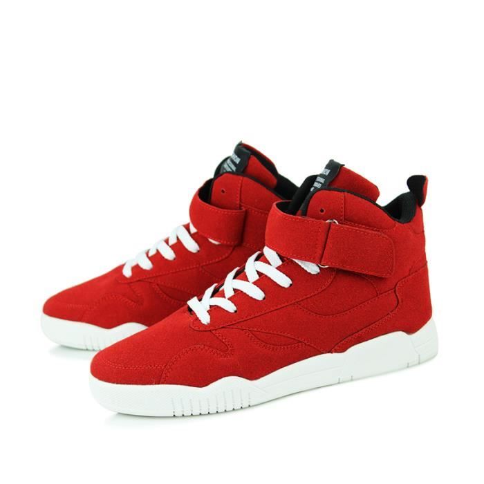 chaussure rouge homme