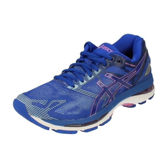 Chaussures de running ASICS Gel-Nimbus 19 Femme - Bleu - Multicolore - Régulier - Running
