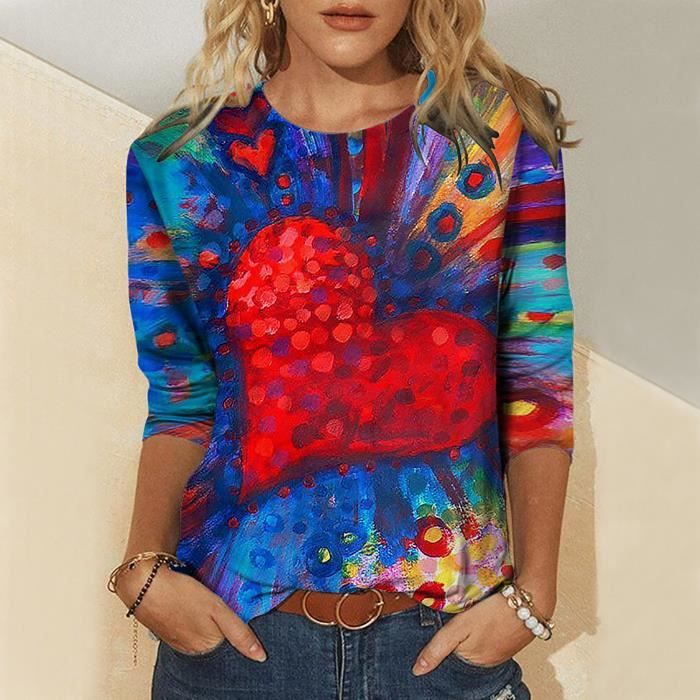 Chemisier Adiva Bleu En 100% Coton – Taille 3XL, Col Rond, Manches Courtes, Neuf Avec étiquettes
