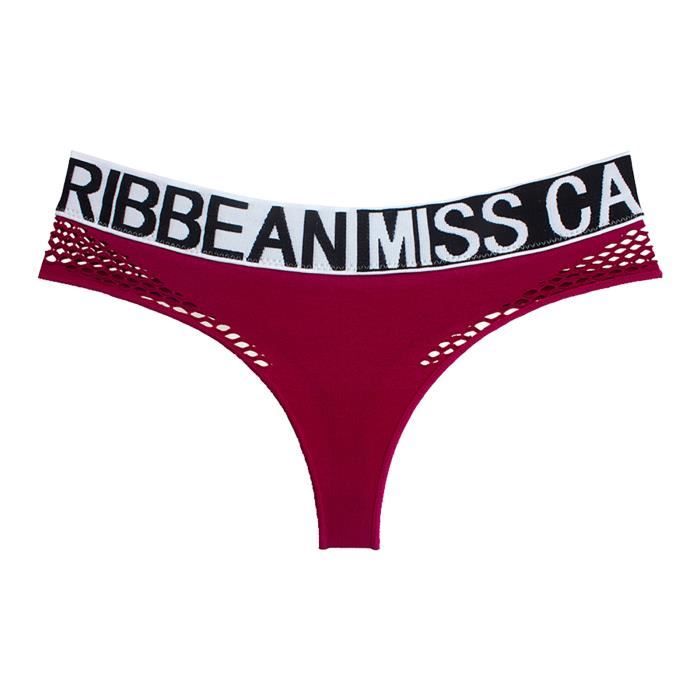 Sous-vêtement femme sans couture sport découpe maille taille basse sans  couture string M-XL Rouge Rouge - Cdiscount Prêt-à-Porter