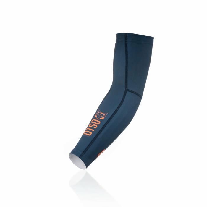 Manchettes de bras OTSO - Navy blue & fluo orange - XS/S - Homme - Vélo sur route - Respirant Manchettes de bras OTSO - Navy blue & fluo orange - XS/S - Homme - Vélo sur route - Respirant