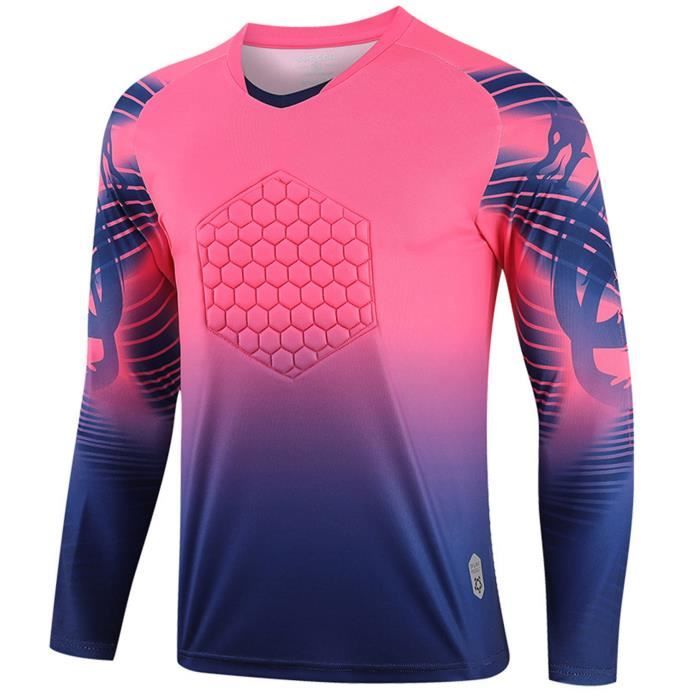 Maillot Gardien De Foot Tenue Sport Foot Adulte ball Runhomal - Ensemble Rembourré Adulte Avec Short - Taille M à 3XL Short Entrainement Football Short Gardien Rembourré