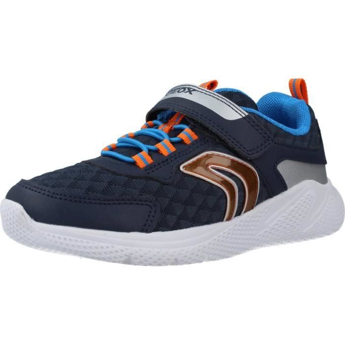 Basket enfant GEOX 118726 Bleu Semelle int. Micro Gome Doublure Textile Semelle amovible