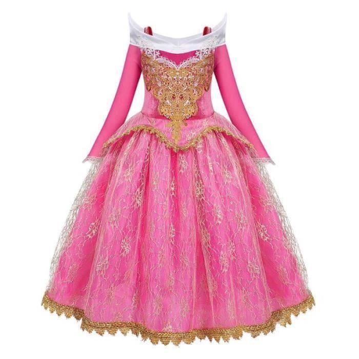 Enfants Filles Princesse Peach Costume Super Mario Halloween Fête C